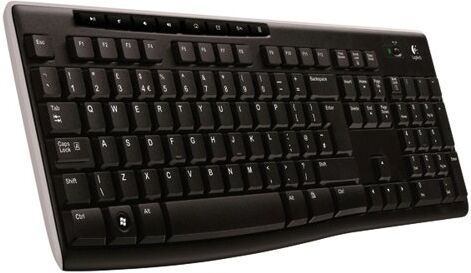 Logitech K270 Wireless Keyboard UK Layout Black 920-003745