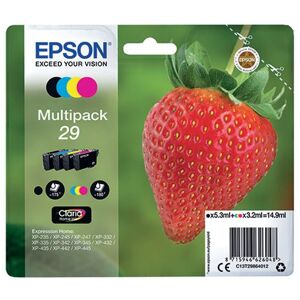 Epson 29 Home Ink Cartridge Claria Multipack Strawberry CMYK C13T29864012