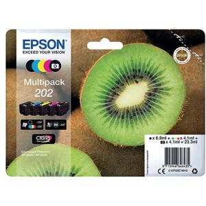 Epson 202 Premium Ink Claria Kiwi Multi CMYK/Photo Black C13T02E74010