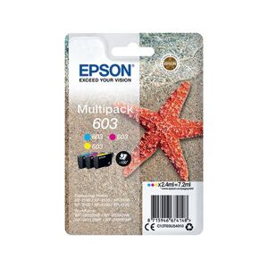 Epson 603 Ink Cartridge Starfish Multipack CMY C13T03U54010