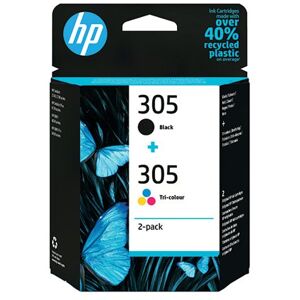 HP 305 Ink Cartridge Twin Pack Black/Tri-Color CMY 6ZD17AE