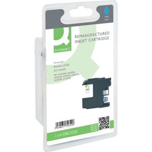 Q-Connect Brother LC223C Compatible Inkjet Cartridge Cyan LC223C-COMP Q-Connect Brother LC223C Compatible Inkjet Cartridge Cyan LC223C-COMP