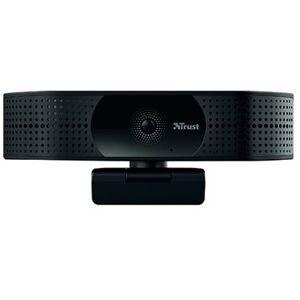 Trust TW-350 4K Ultra HD Webcam with 2 Integrated Microphones Black 24422