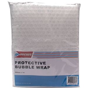 GoSecure Bubble Wrap Sheets 600mmx1m Clear (Pack of 6) PB02290