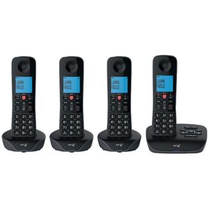 British Telecom BT Essential DECT TAM Phone Quad 90660