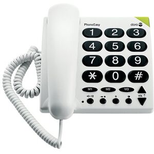 Doro Big Button Telephone White 311C