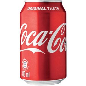 Coca Cola Coca-Cola Soft Drink 330ml Can (Pack of 24) 100219