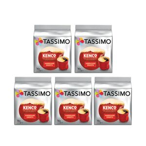 Tassimo Kenco Americano Smooth Coffee 128g 16 Pods x5 Packs (Pack of 80) 4031526
