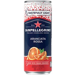 San Pellegrino Aranciata Rossa Orange/Blood Orange 330ml Can (Pack of 24) 12516080