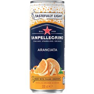 San Pellegrino Aranciata Orange 330ml Can (Pack of 24) 12516073