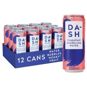 Dash Water Sparkling Water Grapefruit 330ml Can Pack of 12 DBL008 Dash Water Sparkling Water Grapefruit 330ml Can Pack of 12 DBL008