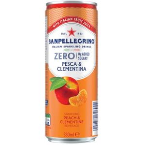 San Pellegrino Zero Fruit Beverages Peach+Clem 330ml Pack 24 12602682 San Pellegrino Zero Fruit Beverages Peach+Clem 330ml Pack 24 12602682