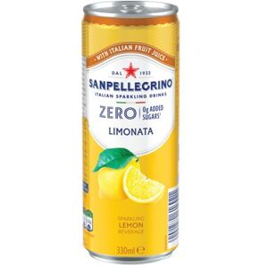 San Pellegrino Zero Fruit Beverages Lemon 330ml Pack of 24 12602689 San Pellegrino Zero Fruit Beverages Lemon 330ml Pack of 24 12602689