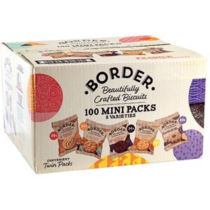 Border Biscuits Mini Packs 5 Varieties Twin Packs (Pack of 100) MP100