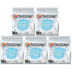 Tassimo Milk Creamer 344g 16 Pods Pack x5 (Pack of 80) 4031522