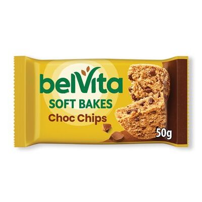 Belvita Soft Bakes Choc Chips 50g (Pack of 20) 4315068 Belvita Soft Bakes Choc Chips 50g (Pack of 20) 4315068