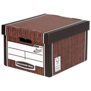 Bankers Box Premium Classic Box Wood Grain (Pack of 5) 7250513 Bankers Box Premium Classic Box Wood Grain (Pack of 5) 7250513