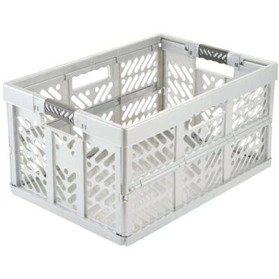 KEEEPER Light-Silver Collapsible Storage Bin - 45L KEEEPER Light-Silver Collapsible Storage Bin - 45L