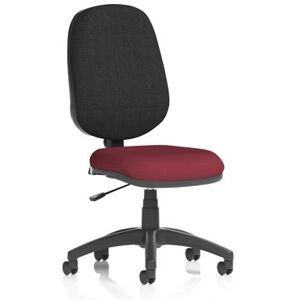 Eclipse Plus I Lever Task Operator Chair Bespoke Colour Seat Ginseng Chilli