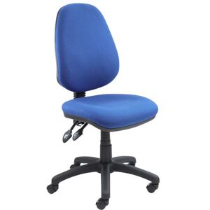 Vantage 100 2 lever PCB operators chair with no arms - blue Vantage 100 2 lever PCB operators chair with no arms - blue