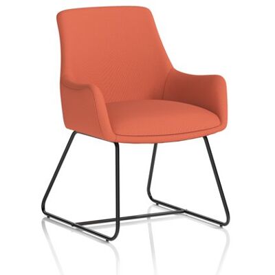 Quote Sled Base Reception Chair Bespoke Colour Quest Crab Quote Sled Base Reception Chair Bespoke Colour Quest Crab