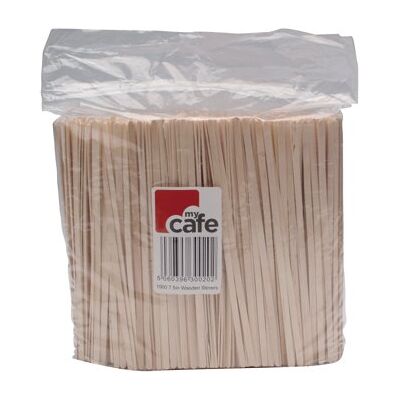 MyCafe Wooden Coffee Stirrers 7 Inch Pack of 1000 RY00011 MyCafe Wooden Coffee Stirrers 7 Inch Pack of 1000 RY00011