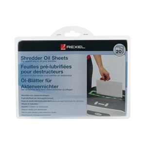 Rexel Shredder Non-Auto Oil Sheets (Pack of 20) 2101949