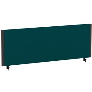 Impulse/Evolve Plus Bench Screen 1200 Black Frame Bespoke Maringa Teal Fabric Impulse/Evolve Plus Bench Screen 1200 Black Frame Bespoke Maringa Teal Fabric