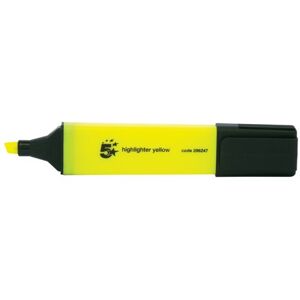 5 Star office 5 Star Highlighter Chisel Tip 1-5mm Line Yellow Pack of 12 296247 5 Star office 5 Star Highlighter Chisel Tip 1-5mm Line Yellow Pack of 12 296247