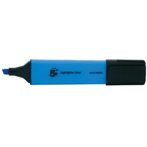 5 Star office 5 Star Highlighter Chisel Tip 1-5mm Line Blue Pack of 12 296255 5 Star office 5 Star Highlighter Chisel Tip 1-5mm Line Blue Pack of 12 296255