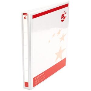 5 Star office 5 Star 4D-Ring Presentation Ring Binder A4 16mm Wht Pack of 10 933004 5 Star office 5 Star 4D-Ring Presentation Ring Binder A4 16mm Wht Pack of 10 933004