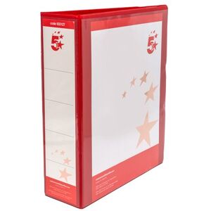 5 Star office 5 Star 4D-Ring Presentation Ring Binder A4 65mm Red Pack of 10 933127 5 Star office 5 Star 4D-Ring Presentation Ring Binder A4 65mm Red Pack of 10 933127