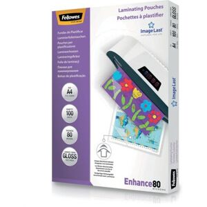 Fellowes Laminating Pouch A4 160 Micron Total Thickness Gloss (Pack of 100) 5306101 Fellowes Laminating Pouch A4 160 Micron Total Thickness Gloss (Pack of 100) 5306101