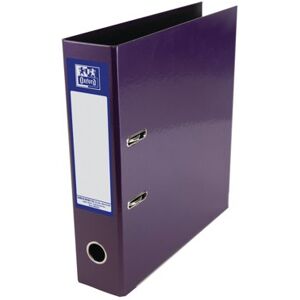 Oxford 70mm Lever Arch File Laminated A4 Purple 400107440 Oxford 70mm Lever Arch File Laminated A4 Purple 400107440