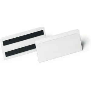 Durable Magnetic Document Pocket Hard Cover 150x67mm (Pack of 10) 119619 Durable Magnetic Document Pocket Hard Cover 150x67mm (Pack of 10) 119619