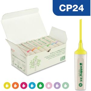 Edding 24 Ecoline Water-Based Highlighter Assorted Pack of 48 4-CP24 Edding 24 Ecoline Water-Based Highlighter Assorted Pack of 48 4-CP24