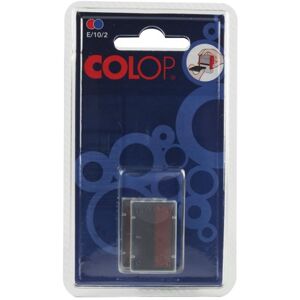 Colop E/10/2 Replacement Ink Pad Blue/Red Pack of 2 E/10/2 Colop E/10/2 Replacement Ink Pad Blue/Red Pack of 2 E/10/2