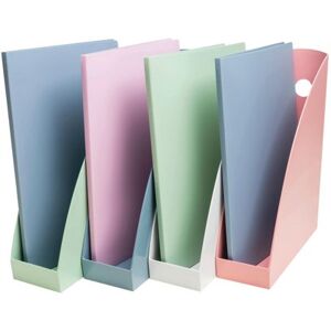 Exacompta Autentik Magazine Files A4+ Assorted Pack of 4 182303SETD Exacompta Autentik Magazine Files A4+ Assorted Pack of 4 182303SETD