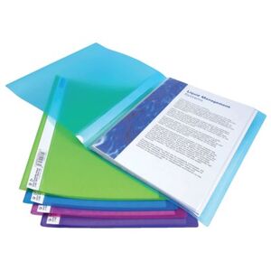 Rapesco Flexi Display Book 20 Pocket A4 Assorted (Pack of 10) 0916 Rapesco Flexi Display Book 20 Pocket A4 Assorted (Pack of 10) 0916