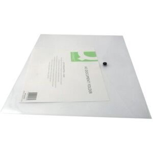 Q-Connect Polypropylene Document Folder A3 Clear (Pack of 12) KF02464 Q-Connect Polypropylene Document Folder A3 Clear (Pack of 12) KF02464