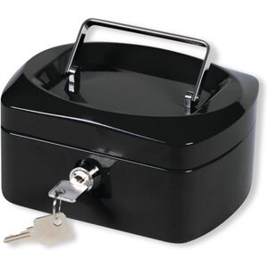 Q-Connect Cash Box 6 Inch Black KF02601 Q-Connect Cash Box 6 Inch Black KF02601