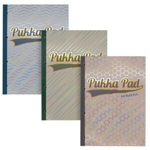 Pukka Pad Haze Refill 300 Page A4 Assorted (Pack of 3) 9877AST-HZE Pukka Pad Haze Refill 300 Page A4 Assorted (Pack of 3) 9877AST-HZE