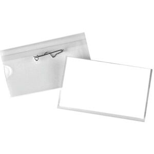 Announce Pin Name Badge 54x90mm (Pack of 50) PV00920 Announce Pin Name Badge 54x90mm (Pack of 50) PV00920