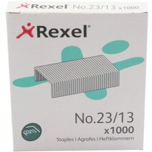 Rexel No 23 Staples 13Mm Pack of 1000 2101053 Rexel No 23 Staples 13Mm Pack of 1000 2101053