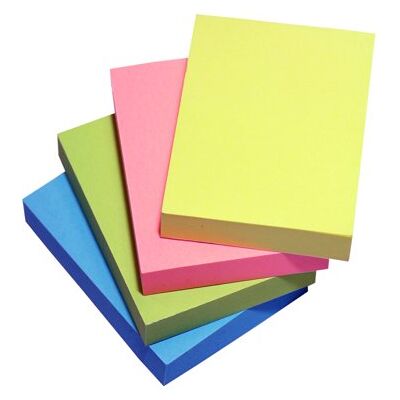5 Star Sticky Notes Repositionable Assorted Neon (Pack of 12) 943351 5 Star Sticky Notes Repositionable Assorted Neon (Pack of 12) 943351