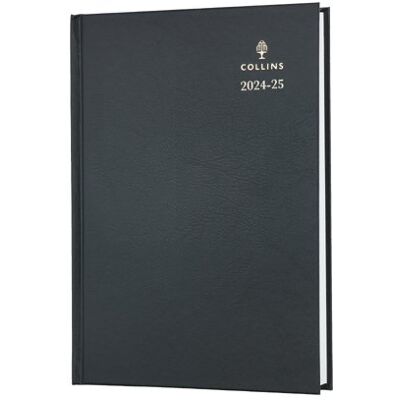 Collins Academic Diary Day Per Page A5 Black 2025-2026 52MBLK25 Collins Academic Diary Day Per Page A5 Black 2025-2026 52MBLK25