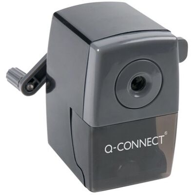 Q-Connect Desktop Pencil Sharpener Black (Autostop feature prevents over sharpening) KF02291 Q-Connect Desktop Pencil Sharpener Black (Autostop feature prevents over sharpening) KF02291