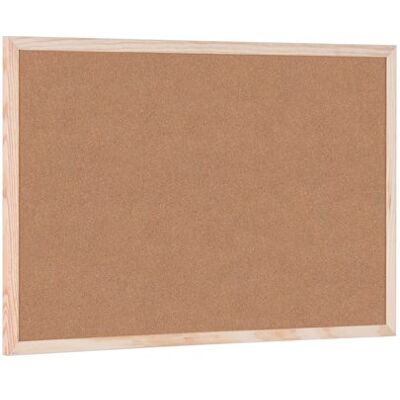 Q-Connect Lightweight Cork Noticeboard 400x600mm KF03566 Q-Connect Lightweight Cork Noticeboard 400x600mm KF03566