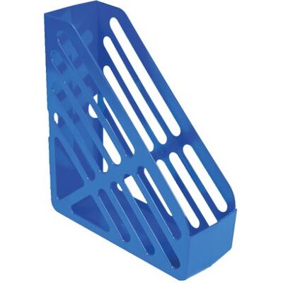 Q-Connect Magazine Rack Blue CP073KFBLU Q-Connect Magazine Rack Blue CP073KFBLU
