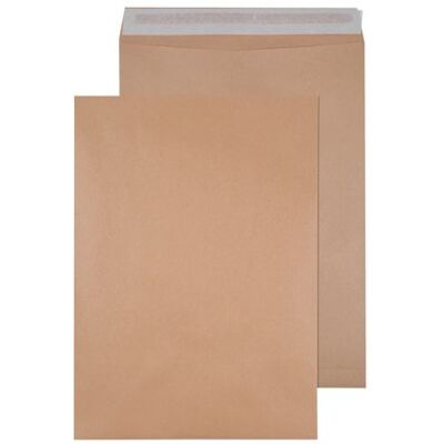 Q-Connect Envelope 458x324mm Pocket Self Seal 135gsm Manilla (Pack of 125) 9011004 Q-Connect Envelope 458x324mm Pocket Self Seal 135gsm Manilla (Pack of 125) 9011004